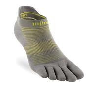 Injinji Run Lightweight No-Show Neon Silver L (EU 44.5-47), gray, L