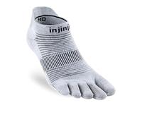 Injinji Run Lightweight No-Show Socks | UK S in Grey