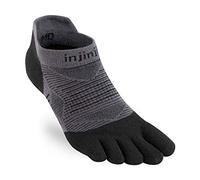 Injinji Run Lightweight No Show Toe Socks Black Size : 47-50
