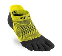 Injinji Run Lightweight No Show Toe Socks Limeade Size : 40-44