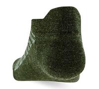 Run Lightweight No-Show Wool Unisex Running Toe Socks Forest