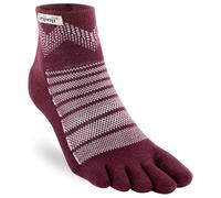 Injinji Run Midweight Mini-Crew 5-Toe Socks Unisex - Adult (Pack of 1), granite, L