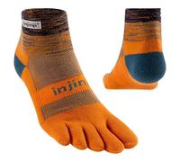 Injinji Run Midweight Mini-Crew 5-Toe Socks Unisex - Adult (Pack of 1), Harvest, L-XL