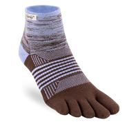 Injinji Run Midweight Mini-Crew 5-Toe Socks Unisex - Adults (1-Pack), Evergreen, M-L