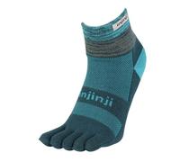 Injinji Run Midweight Mini-Crew 5-Toe Socks Unisex - Adults (1-Pack), Midnight, L-XL