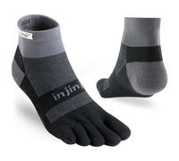 Injinji - Run Midweight Mini-Crew - Running socks size 12,5+, grey/black