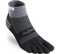 Injinji - Run Midweight Mini-Crew - Running socks size 10-12, grey/black