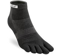 Injinji Run Original Weight Mini-Crew (Large, Black), Black, Large
