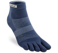 Injinji Run Original Weight Mini Crew Socks Black Shoe Size, navy, S