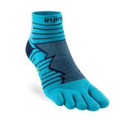 Ultra Run Mini-Crew Unisex Running Toe Socks Pacific Blue