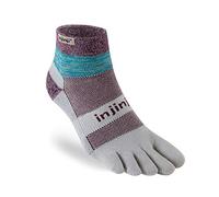 Injinji Socks Trail Midweight Mini Crew XTRALIFE UNISEX Running Toe Socks Bay S