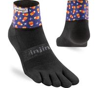 Injinji Spectrum Trail Midweight Mini Crew Unisex Toe Socks L