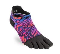 Injinji Spectrum Women's Run Lightweight No-Show (Medium/Large, Lavender), Lavender, M-L