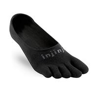 Injinji Sport Lightweight Coolmax Hidden Toe Socks - Black - Medium