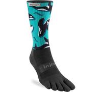 Injinji TRAIL MIDWEIGHT CREW ARTIST DESIGNED ORCAS L, multicoloured, L