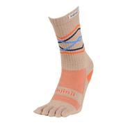 Injinji Trail Midweight Crew Socks, Grain, S-M