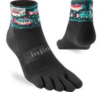 Injinji Trail Midweight Mini Crew Artist Design Trout L, multicoloured, L