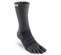 Injinji Trail Run Midweight Five Finger Running Toe Socks Crew Granite