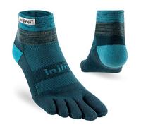 Injinji Trail Run Midweight Five Finger Running Toe Socks Mini-Crew Midnight