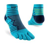 Injinji Ultra Run Mini Crew Five Finger Running Toe Socks Pacific Blue