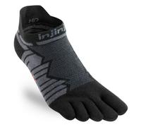 Injinji Ultra Run No-Show Five Finger Running Toe Socks Onyx