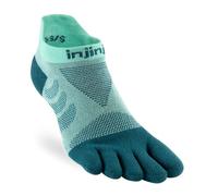 Injinji Ultra Run No-show Socks M/L 40.5-44.5 for Running - Comfortable and Moisture-Wicking Blue Sock
