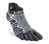 Injinji Ultra Run No-Show Wool Socks, Slate, M