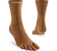 Injinji Unisex Liner Crew Socks, Elk, M