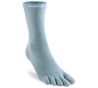 Injinji Unisex Liner Crew Socks, celestine, M