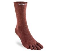 Injinji Unisex Liner Crew Socks, Rustic, S