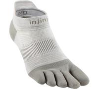 Injinji Unisex Run Lightweight No-Show Socks, sand, M