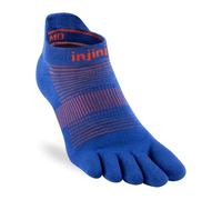 Injinji Women's Lightweight - No-Show Sports Socks, sapphire, XL