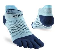 Injinji Women's Lightweight No-Show Toe Socks - Uk: 7-10, Heron Blue/sky