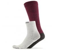 Injinji - Women's Liner/Hiker Crew Coolmax/Nuwool - Walking socks size 7-10+, grey