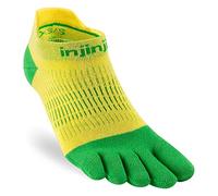 Injinji Women's Run Lightweight No-Show (X-Small/Small, Citrus), Citrus, Small