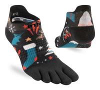 Injinji WOMEN'S SPECTRUM RUN LIGHTWEIGHT NO-SHOW CHEER M/L, Cheer., M/L