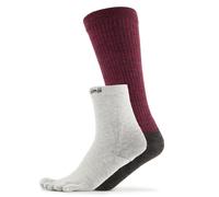 Injinji Womens Toesock Liner + Hiker Crew Sock Twin-Pack