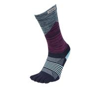 Injinji - Women's Trail Midweight Crew - Walking socks size 7-10+, blue