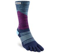 Injinji Women's Trail Midweight Crew Pomegranate, Twilight, XS-S