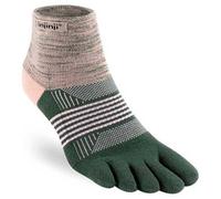 Injinji Women's Trail Midweight Mini Crew Kelp Toe Socks M/L, Kelp, M-L