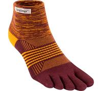 Injinji Women's Trail Midweight Mini Crew Toesocks, Solar, M-L