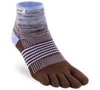 Injinji Run Midweight Mini-Crew 5-Toe Socks Unisex - Adults (1-Pack), Evergreen, M-L