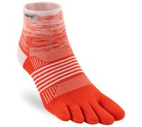 Injinji - 2.0 Run Midweight Mini Crew Socks - Unisex, Hibiscus, M-L