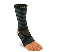 Injinji Women's Ultra Run No-Show Sock, orange, M-L