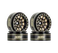 INJORA 1.0 Plus Brass Beadlock Wheel Rims 12-Spoke 42g for TRX4M SCX24 FCX24