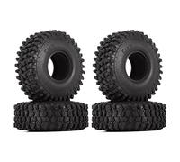 INJORA 1.9 Crawler Tires 120 * 42mm Rubber All Terrain Wheel Tires for 1/10 RC Rock Crawler Car Axial SCX10 Pro TRX4 Redcat VS4-10 Redcat Gen 8 7 Pro FCX10