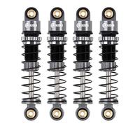 INJORA 39mm Shocks- Aluminum Threaded Shock Adjustable Absorber Oil Damper for Axial SCX24 FMS FCX24M 1/24 RC Crawler Car Upgrade Parts(Grey)