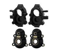 INJORA 44g Black Coating Brass Steering Knuckle and Front Outer Portal Housing for 1/18 RC Crawler Redcat Ascent-18 RC Upgrade Part