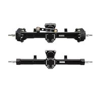 INJORA +4mm Front Rear Axles Set CNC Aluminum RC Axles for 1/24 RC Crawler Axial SCX24 Deadbolt JLU C10 Gladiator Ford Bronco Upgrade