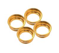 INJORA 4pcs Aluminum Wheel Barrels for 1.0" ModuWheel